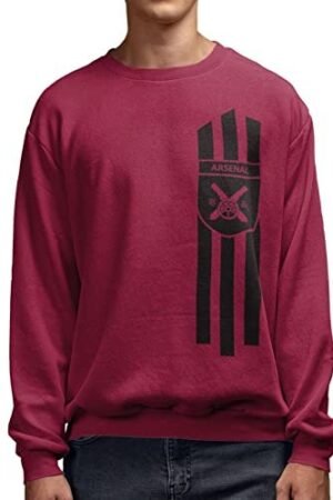 Men's Football Club 3 Stripes Sweatshirt, Maroon