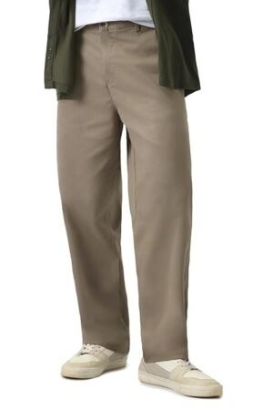 Men's Loose Baggy Trousers, Khaki