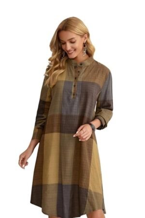 Leriya Fashion Western Dress, Brown