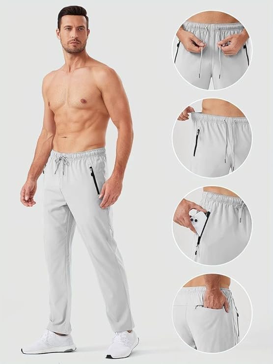 Track Pants for Men, White - Image 4