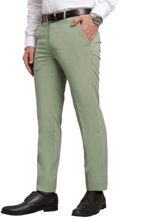 Men's Formal Trouser, Olive Green