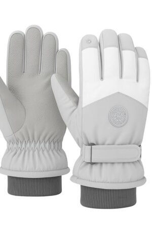 3 Fingers Touch Screen Unisex Woolen Gloves, Thermal Hand Gloves For Men & Women - Grey