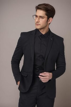Versatile Blazer for Men, Black