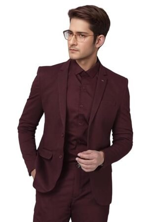Versatile Blazer for Men, Maroon