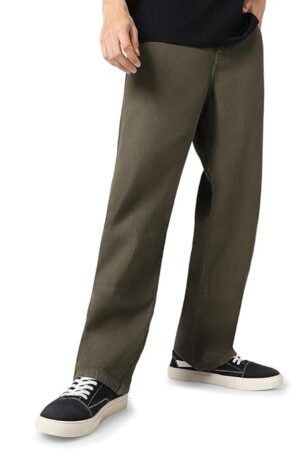 Men's Loose Mid Rise Baggy Jeans - Navy Blue