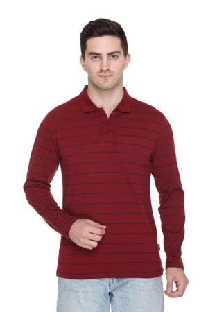 Cotton Polo T-Shirts, Red
