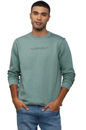 Men's Casual Crew Neck Sweatshirt, Blue