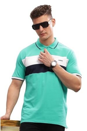 Men's Regular Fit Polo T-Shirt, Green