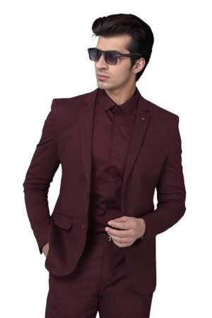 Men Versatile Blazer, Maroon