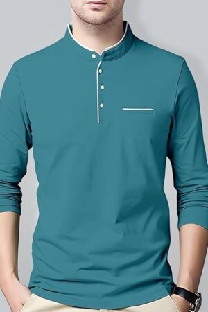 Men's Full Sleeve T-Shirt, Blue