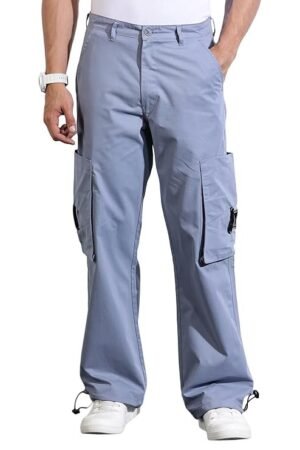 Men's Solid 6 Pocket Chino Pants - Blue