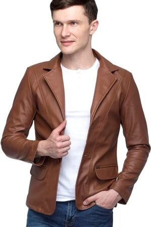 Men's Slim Fit Solid Casual, Tan