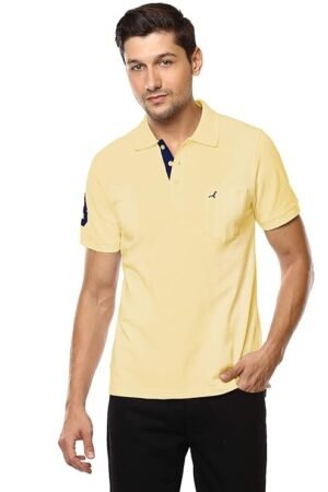 Men's Polo T-Shirt, Fine Yellow