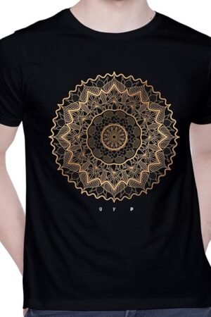 Graphic Printed Regular Fit T-Shirt, Black