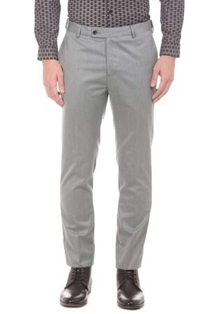 Men's Tapered Formal Trousers, Grey