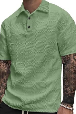 Men's Polo T-Shirt, Olive Green
