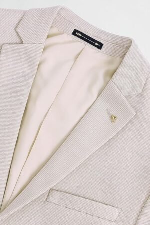 Men Business Casual Blazer, Beige