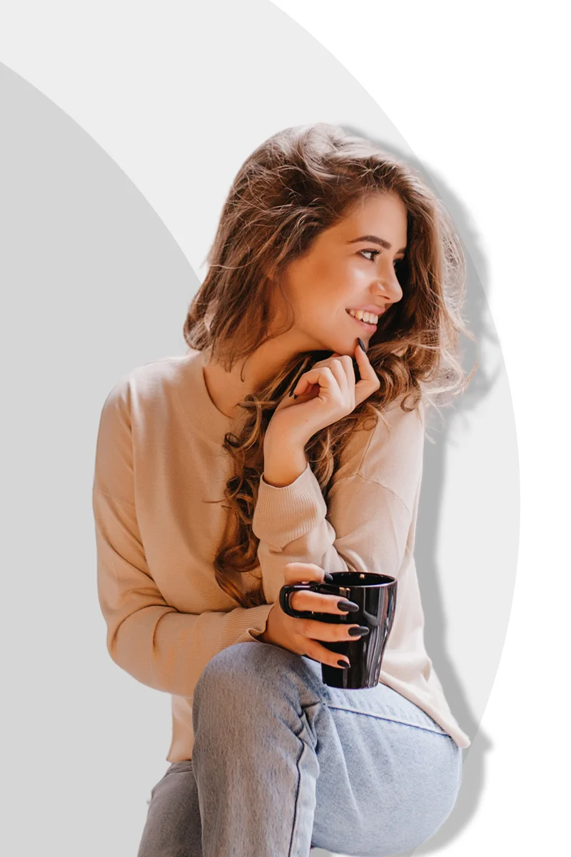 Women's Plain Top, Beige